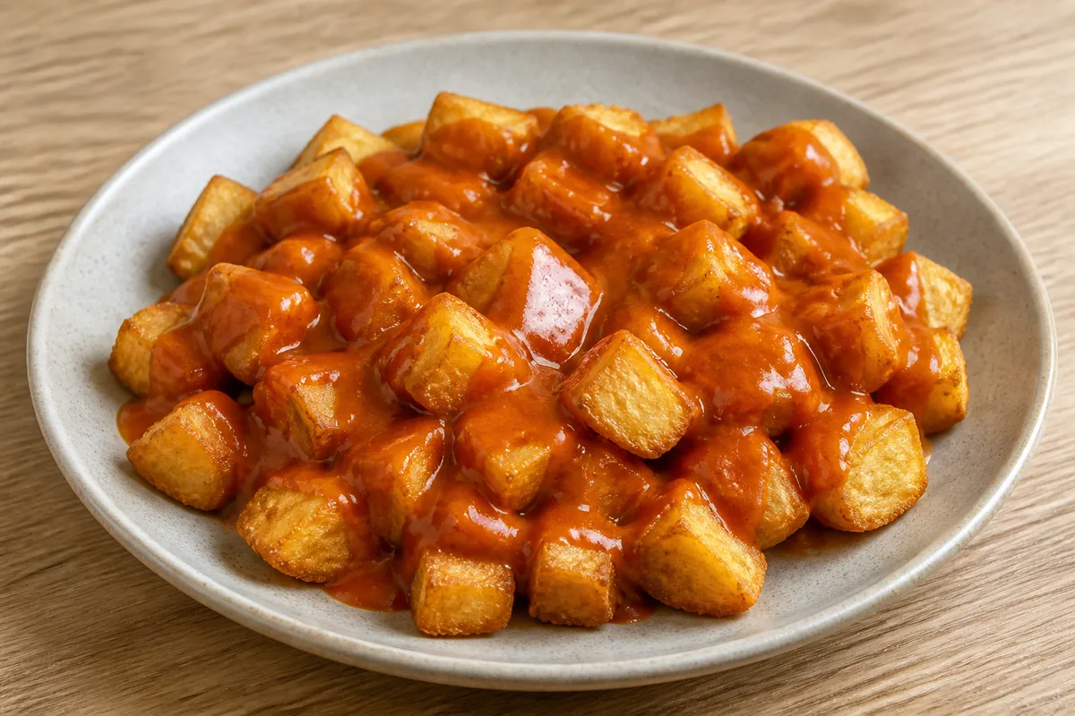 Patatas bravas croustillantes