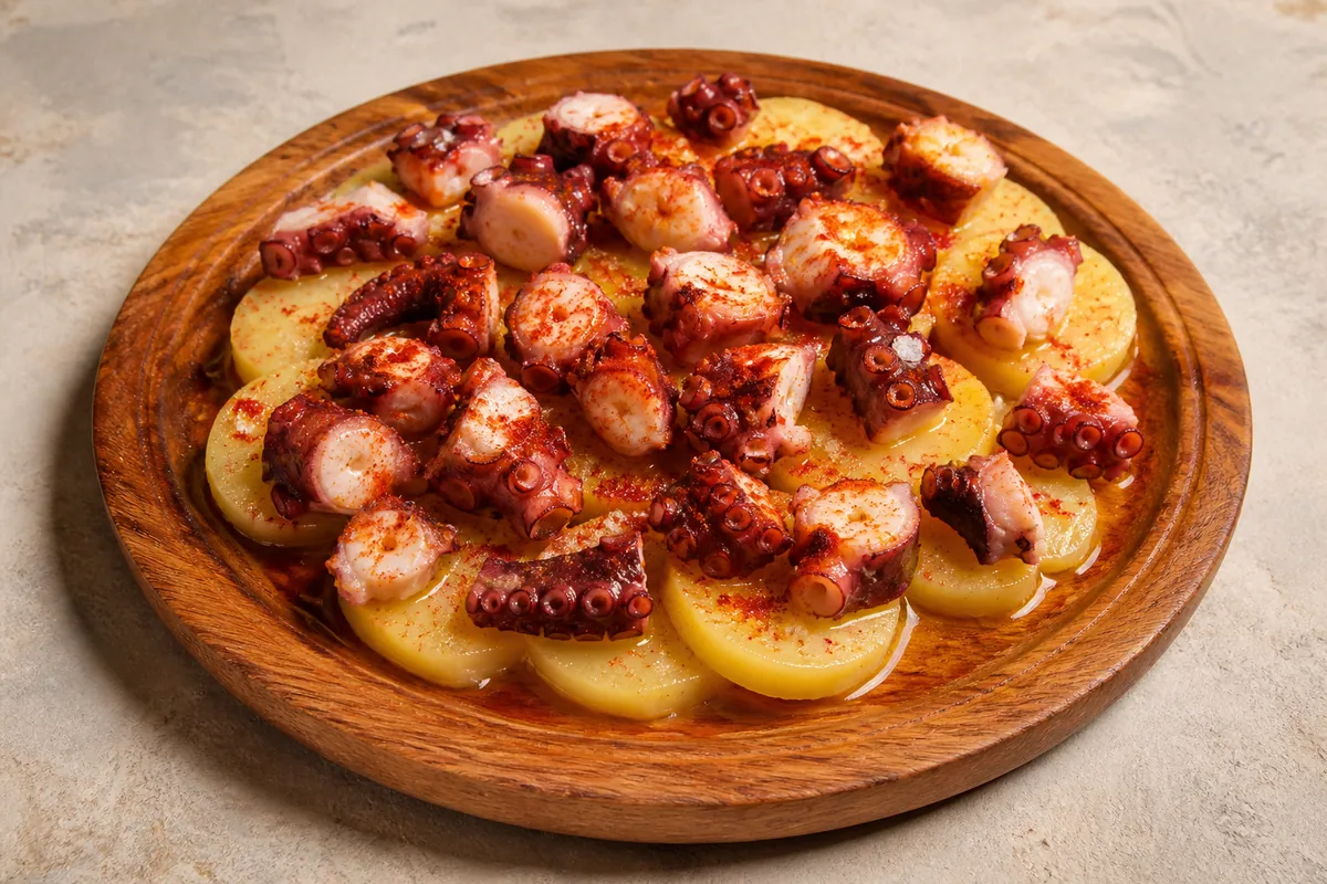 Poulpe galicien traditionnel